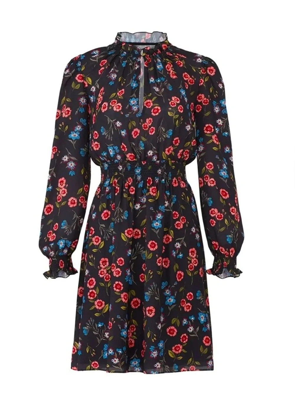 Kate Spade Meadow Smock Waist Mini Dress